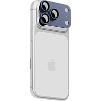 Защитное стекло для камер uBear Extreme Metal Full Cover Lens shield для iPhone 18 Pro (Glacier)